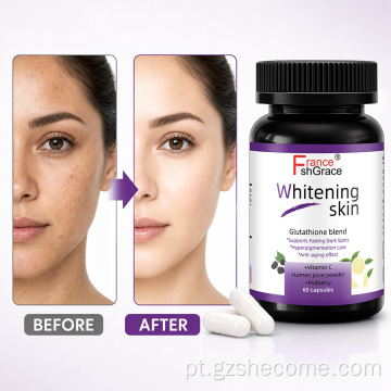 Melhor Shecome Skin Whitening 60 Cápsulas 5000mg Antioxidante